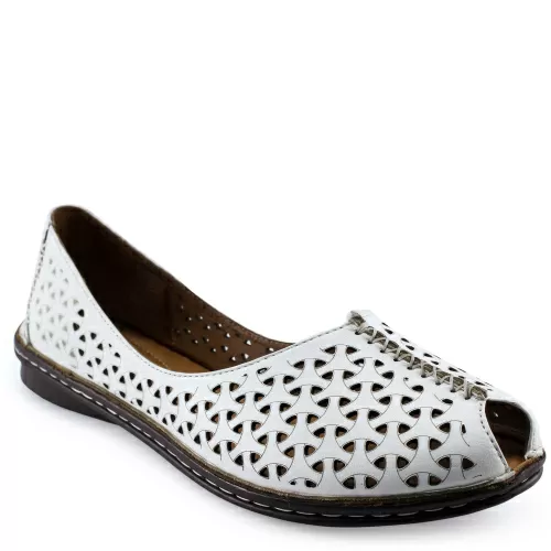 Балетки DAKKEM Белый, 42 фото каталог