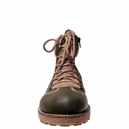 Ботильоны-зима RIEKER Зеленый, 41, 42, 43 фото каталог