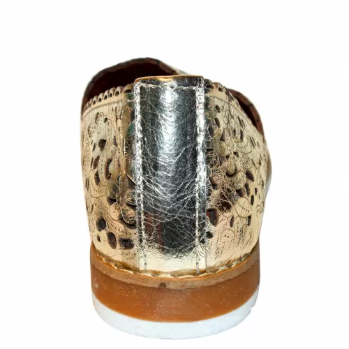 Балетки-лето ZIZI  Золотой, 36, 37, 38, 39, 40 фото каталог