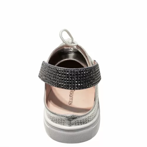 Кеды-лето SIZAAMPERO Серебряный, 42, 43 фото каталог