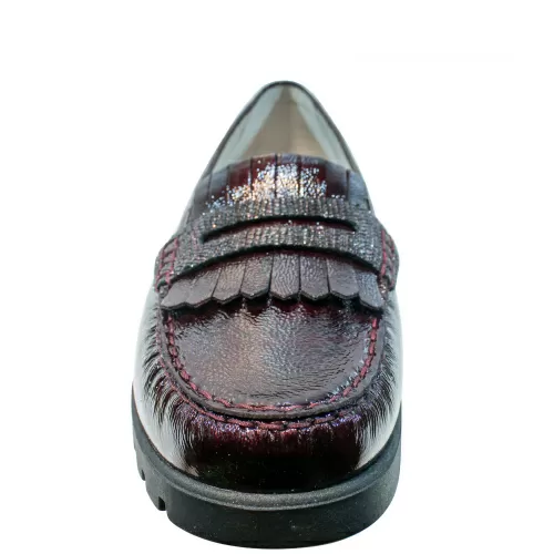 Мокасины WALDLAUFER Бордовый, 8, 8/5, 9 фото каталог