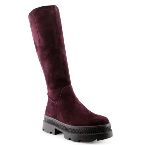 Сапоги евро-зима SIZAAMPERO Бордовый, 33, 34, 35 фото каталог