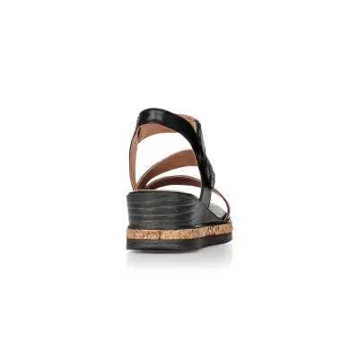 Босоножки  REMONTE DORNDORF Черный, 41, 42, 43, 44, 45 фото каталог