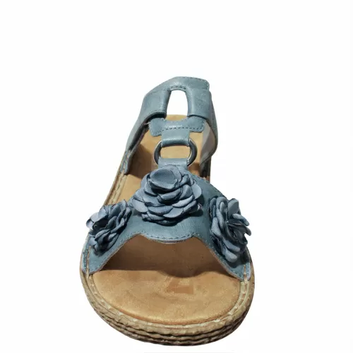 Сабо RIEKER Голубой, 41, 42, 43 фото каталог