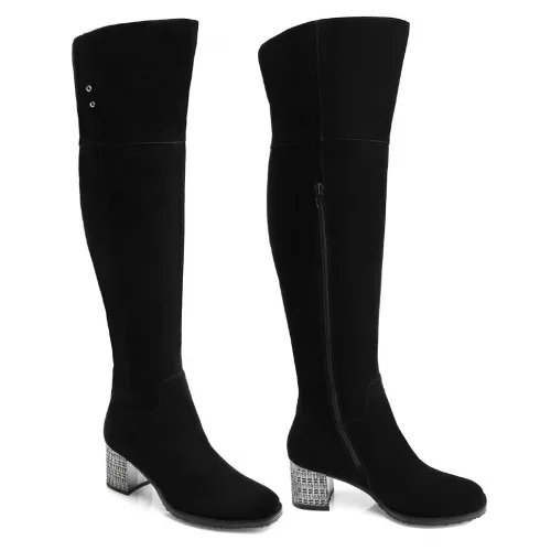 Сапоги Сатег Черный, 33, 34, 35, 36, 37, 38, 39, 40, 41, 42, 43 фото каталог