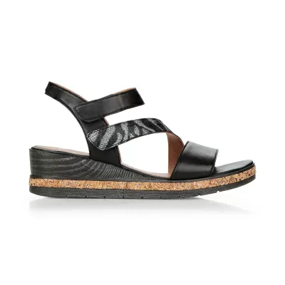 Босоножки  REMONTE DORNDORF Черный, 41, 42, 43, 44, 45 фото каталог