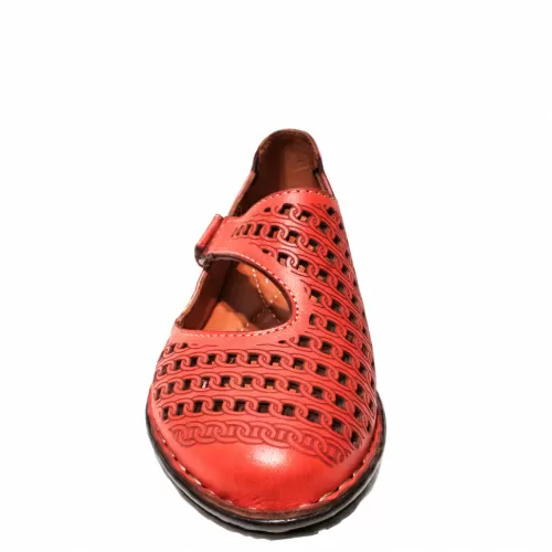 Туфли-лето SIZAAMPERO Красный, 33, 34, 35 фото каталог