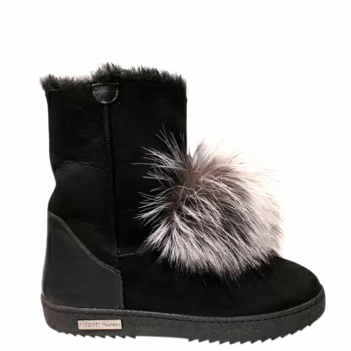 Ботильоны-зима SIZAAMPERO Зеленый, Черный, 34, 35, 41, 42 фото каталог