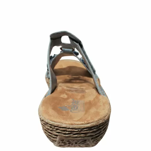 Сабо RIEKER Голубой, 41, 42, 43 фото каталог