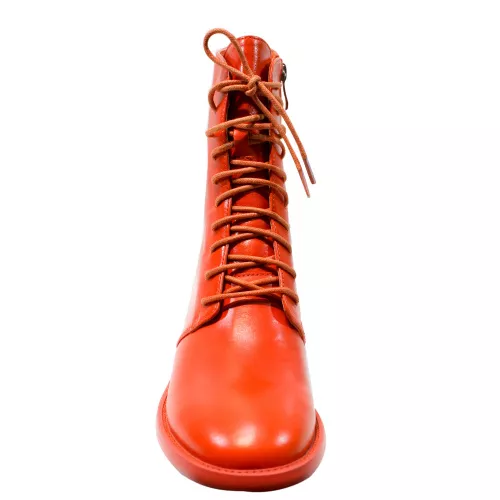 Ботильоны SIZAAMPERO Оранжевый, 33, 34, 35 фото каталог