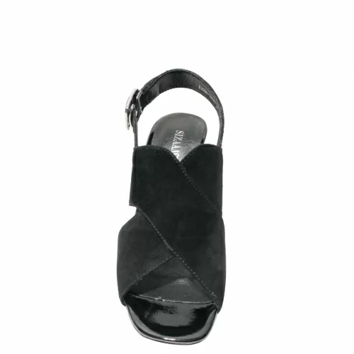 Босоножки SIZAAMPERO Черный, 33, 34, 35 фото каталог