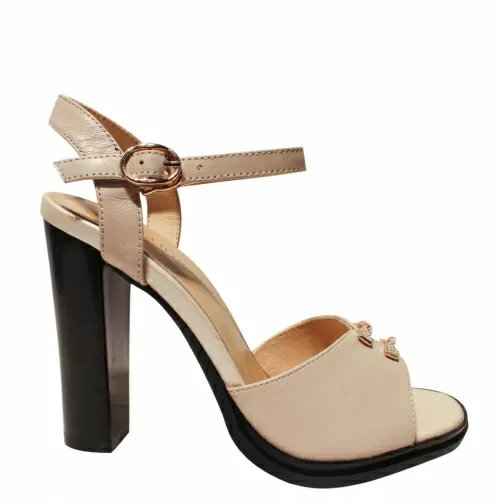 Босоножки SIZAAMPERO Бежевый, 33, 34, 35 фото каталог