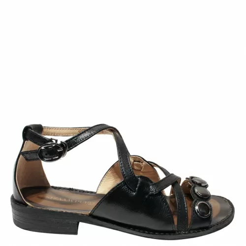 Босоножки SIZAAMPERO Черный, 33, 34, 35 фото каталог