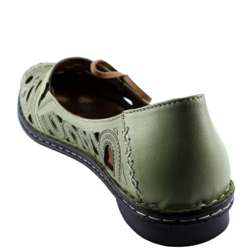 Балетки DAKKEM Зеленый, 42 фото каталог