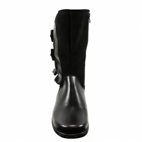 Сапоги -зима LAURA POTTI Черный, Коричневый, 41, 42, 43, 44 фото каталог