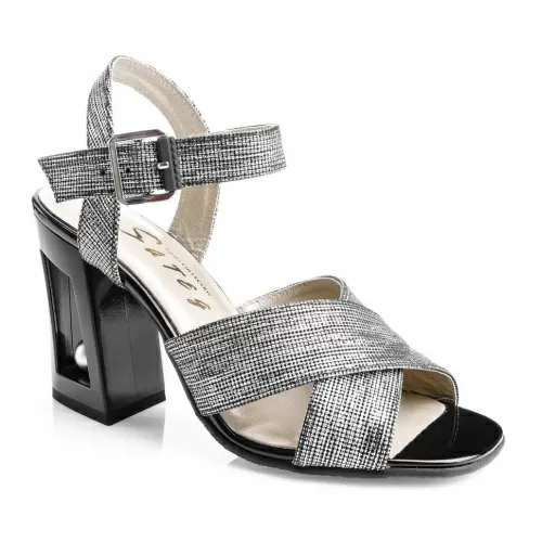 Босоножки Сатег Серебряный, 33, 34, 35 фото каталог