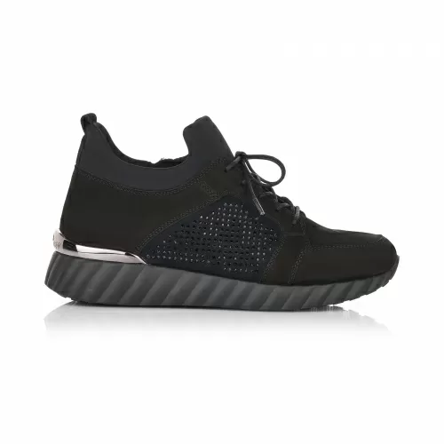 Кроссовки-мех REMONTE DORNDORF  Черный, 42, 43, 44, 45 фото каталог