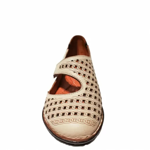 Туфли-лето SIZAAMPERO Бежевый, 33, 34, 35 фото каталог