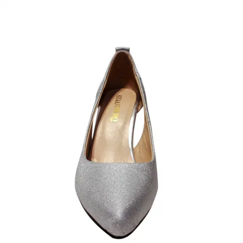 Туфли SIZAAMPERO Серебряный, 33, 34, 35 фото каталог