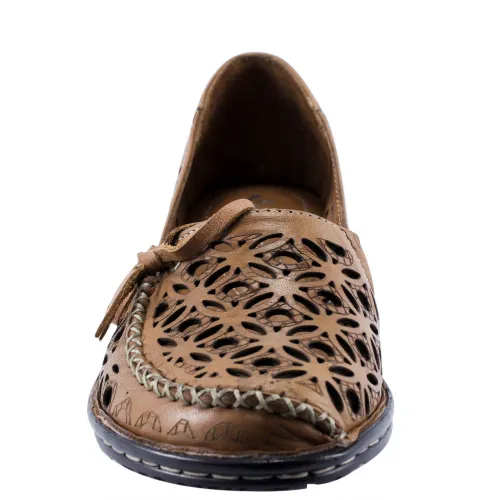 Балетки DAKKEM Коричневый, 34, 35 фото каталог