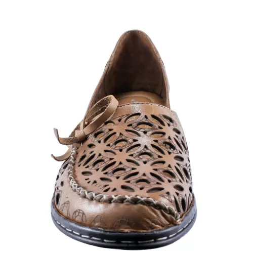 Балетки DAKKEM Коричневый, 42 фото каталог