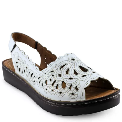 Босоножки Dakkem Белый, 42 фото каталог