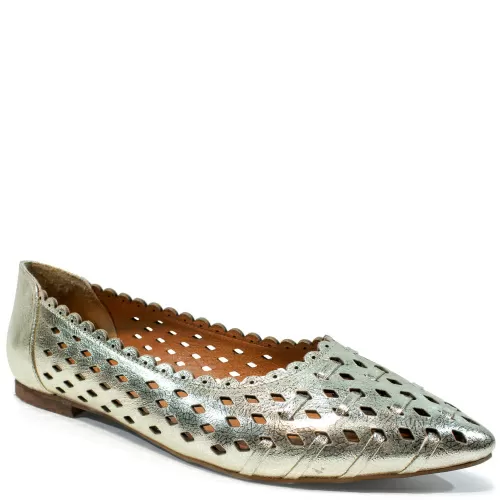 Туфли-лето SIZAAMPERO Золотой, 43, 44 фото каталог