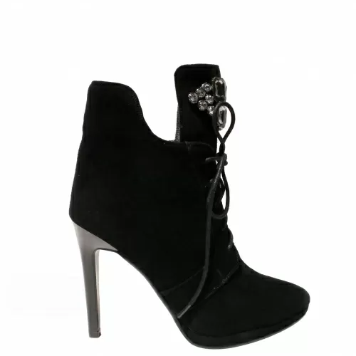 Ботильоны SIZAAMPERO Черный, 33, 34, 35 фото каталог