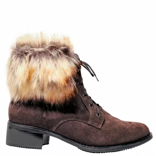 Ботильоны -зима LAURA POTTI Коричневый, 41, 42, 43, 44 фото каталог