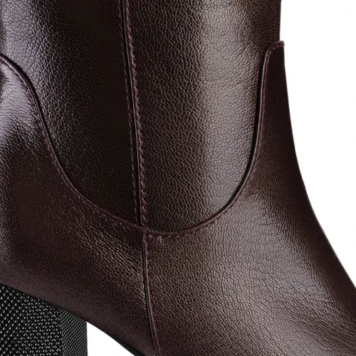 Сапоги-евро Сатег Бордовый, 33, 34, 35 фото каталог