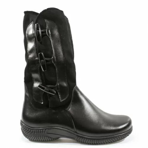 Сапоги -зима LAURA POTTI Черный, Коричневый, 41, 42, 43, 44 фото каталог