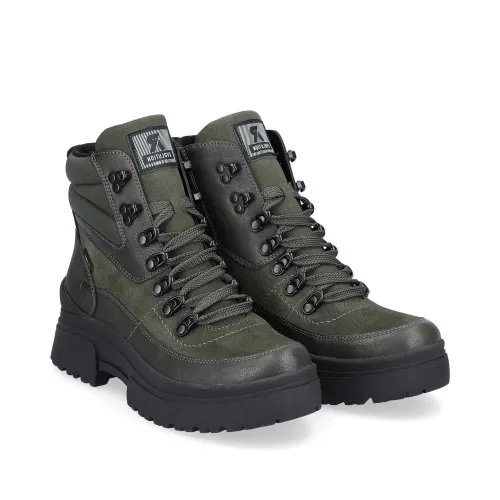 Ботинки-зима RIEKER Зеленый, 42, 43 фото каталог