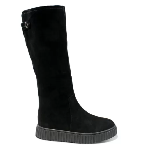 Сапоги-зима SIZAAMPERO Черный, 35, 34, 33 фото каталог