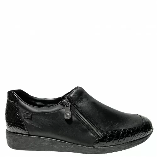 Туфли RIEKER Черный, 42 фото каталог