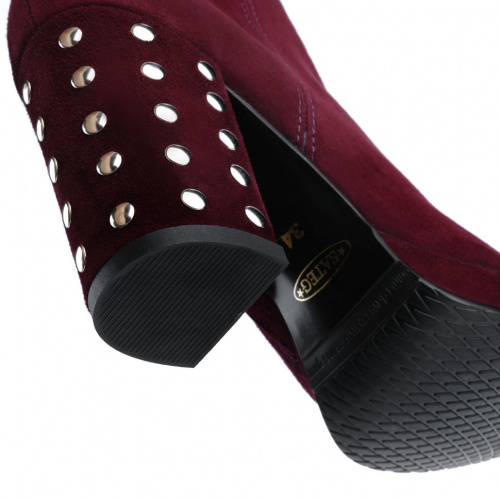 Ботинки Сатег Бордовый, 33, 34, 35, 36, 37, 38 фото каталог