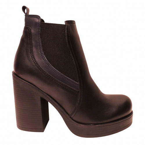 Ботильоны-зима ZIZI Черный, 36, 37, 38, 39, 40 фото каталог