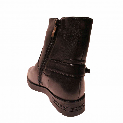 Ботильоны-зима ZIZI Черный, 33, 35, 34 фото каталог