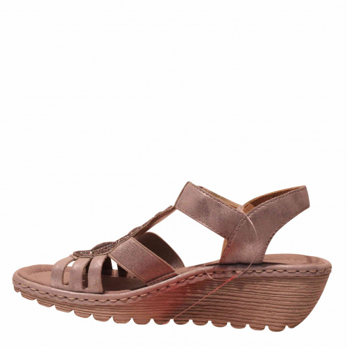 Босоножки RIEKER Серый, 33, 34 фото каталог