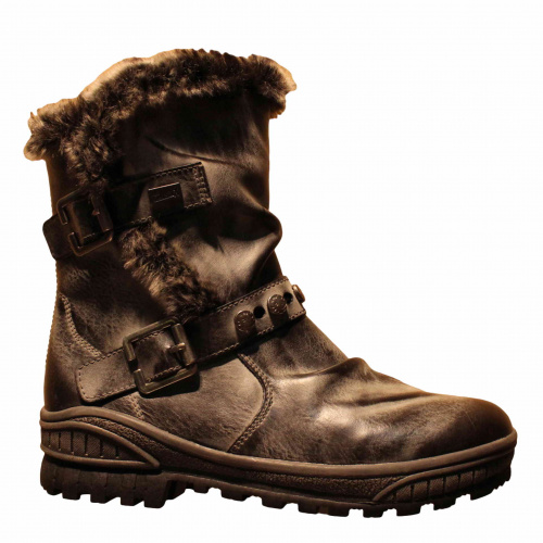 Ботильоны-зима RIEKER Серый, 33, 34, 35 фото каталог