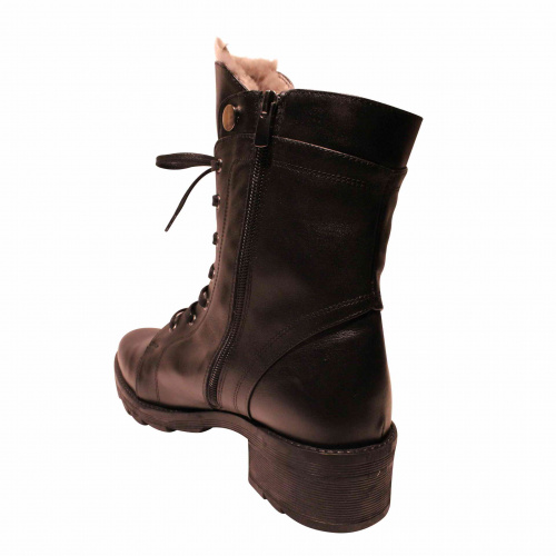 Ботильоны-зима ZIZI  Черный, 41, 42, 43 фото каталог