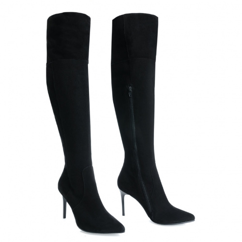 Ботфорты Сатег Черный, 33, 34, 35, 36, 37, 38 фото каталог