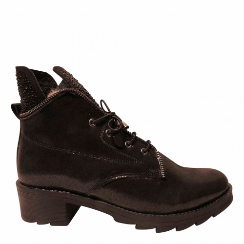 Ботильоны-зима ZIZI  Черный, 41, 42, 43 фото каталог