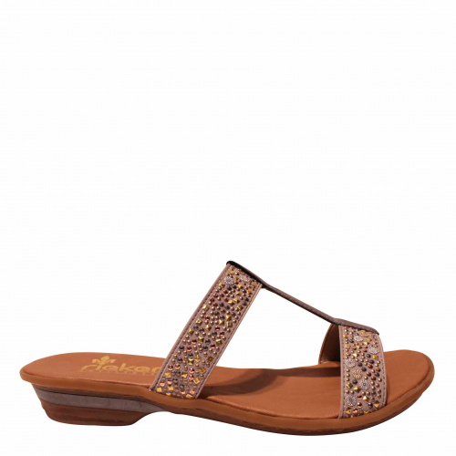 Сабо RIEKER Серый, 41, 42 фото каталог