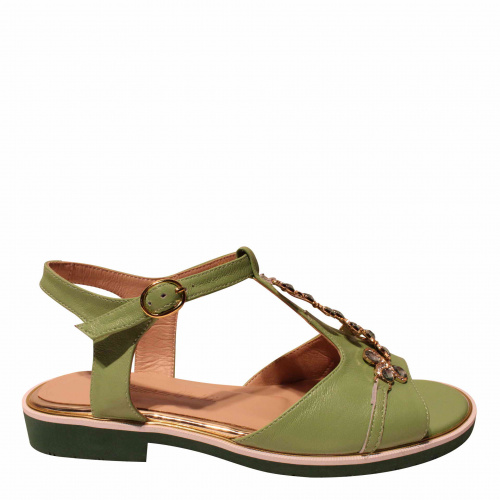 Босоножки LAURA POTTI Зеленый, 41, 42, 43 фото каталог