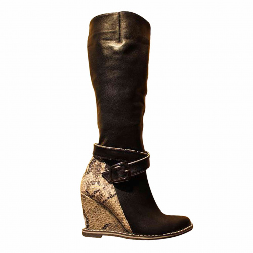 Сапоги LAURA POTTI Серый, Коричневый, 32, 33, 34, 35 фото каталог