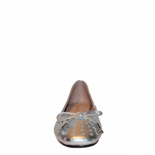 Балетки-лето ZIZI  Серебряный, 33, 34, 35 фото каталог