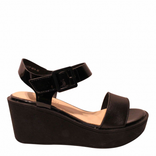 Босоножки SIZAAMPERO Черный, 33, 34, 35 фото каталог