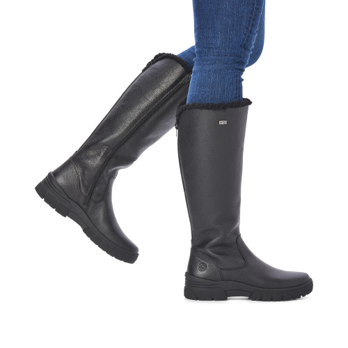 Сапоги-зима REMONTE Черный, 43, 45 фото каталог