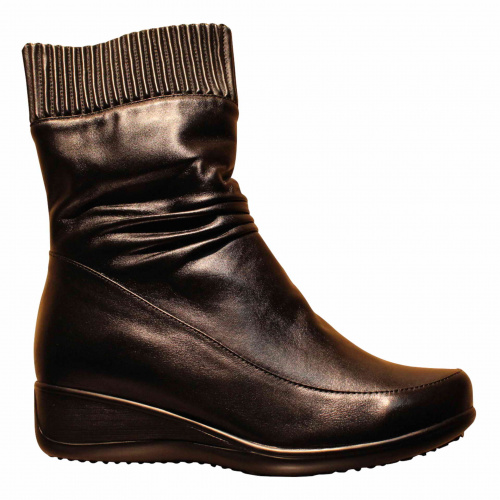 Ботильоны -зима ASCALINI Черный, 43, 40, 41, 42 фото каталог