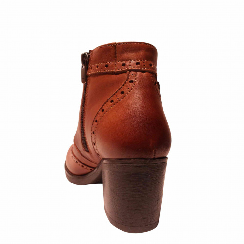 Ботильоны-зима ZIZI Рыжий, 37, 38, 39, 40, 36 фото каталог